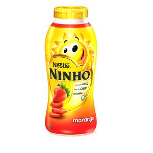 Quantas calorias em 1 porção (170 g) Iogurte Ninho Morango?
