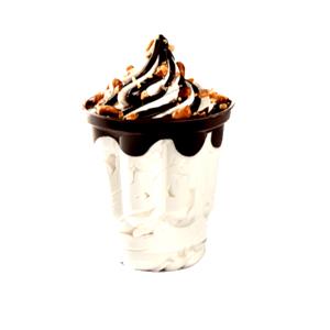 Quantas calorias em 1 porção (176 g) Sundae de Chocolate?