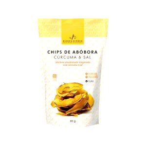 Quantas calorias em 1 porção (20 g) Chips de Abóbora?