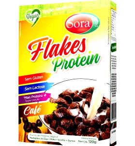 Quantas calorias em 1 porção (20 g) Flakes Protein Sabor Café?