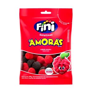 Quantas calorias em 1 porção (20 g) Gelatinas Amoras?