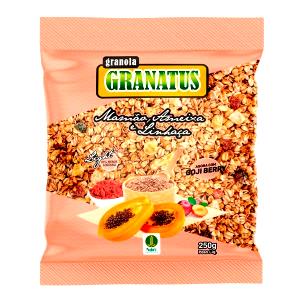 Quantas calorias em 1 porção (20 g) Granola de Goji Berry?