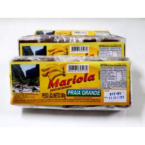 Quantas calorias em 1 porção (20 g) Mariola de Banana Passa?