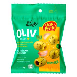 Quantas calorias em 1 porção (20 g) Oliv Snack?