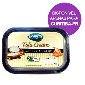 Quantas calorias em 1 porção (20 g) Tofu Cream Cebola e Alho?