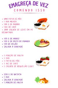 Quantas calorias em 1 porção (200 g) Diet?