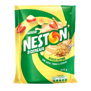 Quantas calorias em 1 porção (200 g) Iogurte Neston 3 Cereais?