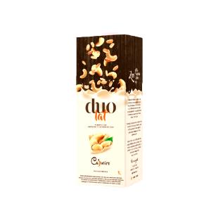 Quantas calorias em 1 porção (200 ml) Duo Lat Amendoim e Castanha de Caju?