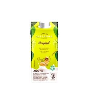 Quantas calorias em 1 porção (200 ml) Leite de Caju + para?