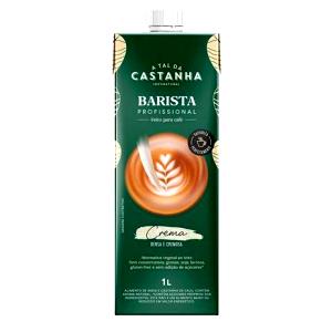 Quantas calorias em 1 porção (200 ml) Leite de Castanha Barista?