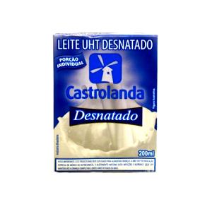 Quantas calorias em 1 porção (200 ml) Leite Zero Desnatado?