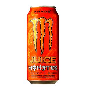 Quantas calorias em 1 porção (200 ml) Monster Khaos?