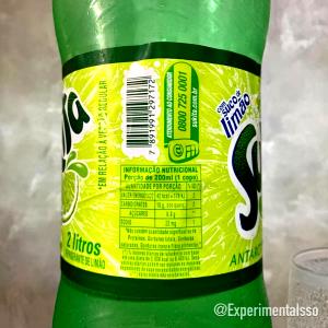 Quantas calorias em 1 porção (200 ml) Sukita Limão?