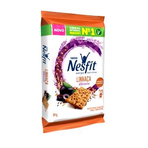 Quantas calorias em 1 porção (21 g) Nesfit Linhaça Sabor Azeitona?