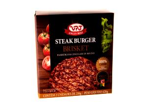 Quantas calorias em 1 porção (210 g) Steak Burger de Picanha?