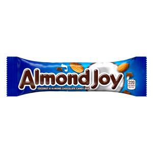 Quantas calorias em 1 porção (22,5 g) Almond Joy?