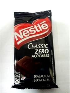 Quantas calorias em 1 porção (22 g) Chocolate Classic Zero?