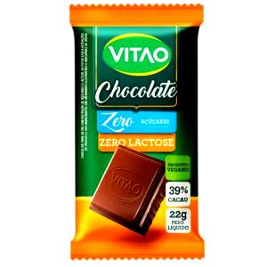 Quantas calorias em 1 porção (22 g) Chocolate Zero Lactose?