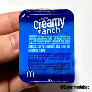 Quantas calorias em 1 porção (22 ml) Molho Creamy Ranch?