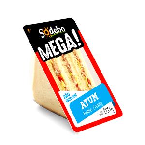 Quantas calorias em 1 porção (220 g) Sanduíche de Atum?