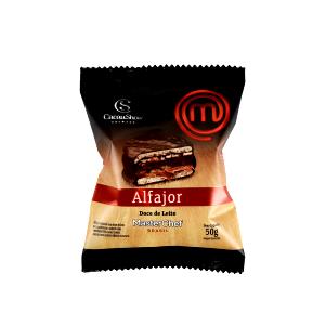 Quantas calorias em 1 porção (25 g) Alfajor Masterchef?