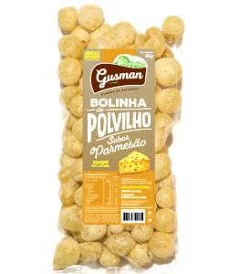 Quantas calorias em 1 porção (25 g) Bolinha de Polvilho Sabor Parmesão?