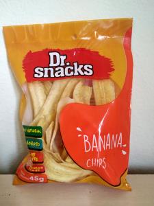 Quantas calorias em 1 porção (25 g) Chips de Banana Salgada?