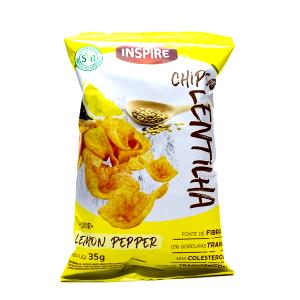 Quantas calorias em 1 porção (25 g) Chips de Lentilha Lemon Pepper?