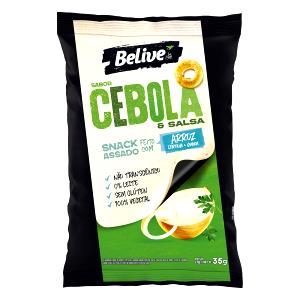 Quantas calorias em 1 porção (25 g) Chips de Soja Sabor Cebola e Salsa?