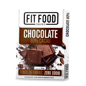 Quantas calorias em 1 porção (25 g) Chocolate 80%?