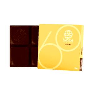 Quantas calorias em 1 porção (25 g) Chocolate Amargo com Gengibre e Laranja?