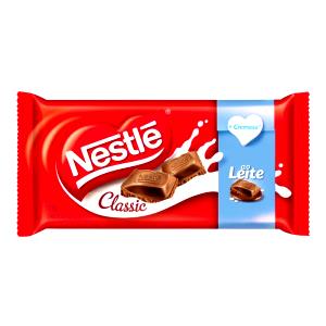 Quantas calorias em 1 porção (25 g) Chocolate Ao Leite?