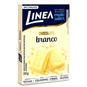 Quantas calorias em 1 porção (25 g) Chocolate Branco Zero Açúcar?