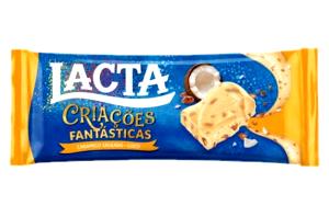 Quantas calorias em 1 porção (25 g) Chocolate Criações Fantásticas - Caramelo Salgado e Coco?