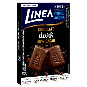 Quantas calorias em 1 porção (25 g) Chocolate Dark Zero Açúcar?
