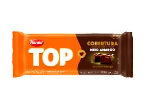 Quantas calorias em 1 porção (25 g) Chocolate Meio Amargo com Crocante?