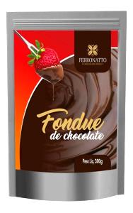 Quantas calorias em 1 porção (25 g) Chocolate para Fondue?