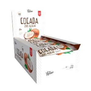 Quantas calorias em 1 porção (25 g) Cocada Zero?