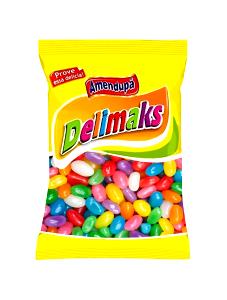 Quantas calorias em 1 porção (25 g) Delimaks?