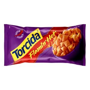 Quantas calorias em 1 porção (25 g) Flamin