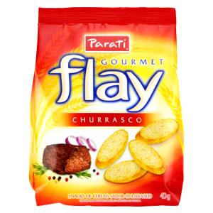 Quantas calorias em 1 porção (25 g) Flay Gourmet?