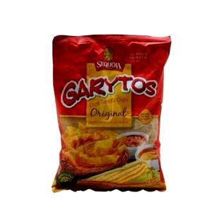 Quantas calorias em 1 porção (25 g) Garytos?