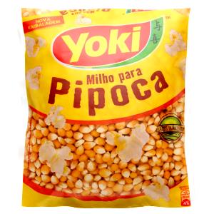 Quantas calorias em 1 porção (25 g) Milho Para Pipoca?