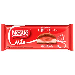 Quantas calorias em 1 porção (25 g) Nestlé Mio Goiaba?