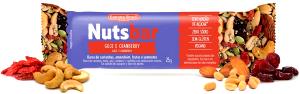 Quantas calorias em 1 porção (25 g) Nutsbar Goji e Cranberry?