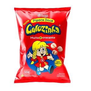 Quantas calorias em 1 porção (25 g) Pipoca Doce?