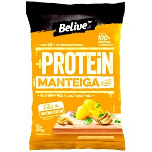 Quantas calorias em 1 porção (25 g) Protein Sabor Manteiga?