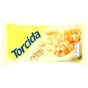 Quantas calorias em 1 porção (25 g) Salgadinho de Trigo Sabor Pastel de Queijo?