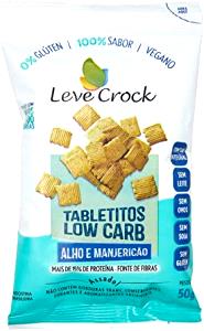 Quantas calorias em 1 porção (25 g) Tabletitos Low Carb Alho e Manjericão?