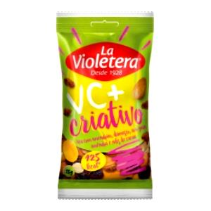 Quantas calorias em 1 porção (25 g) Vc + Criativo?